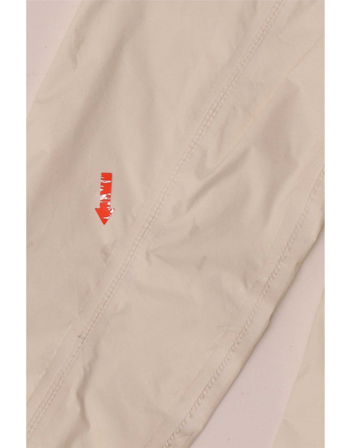 Damska kurtka przeciwdeszczowa z kapturem The North Face UK 14, średni biały nylon