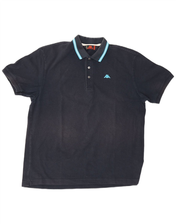 Męska koszulka polo Kappa 2XL granatowa