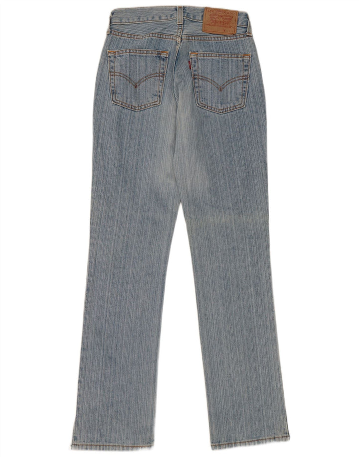 Damskie jeansy Levi's 595 Straight W27 L32 Niebieskie bawełniane