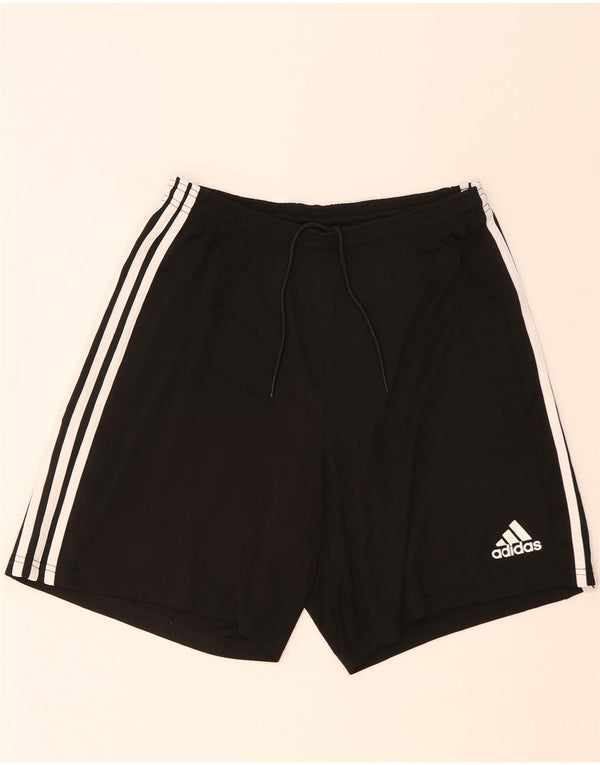 Męskie spodenki sportowe Adidas Aeroready, duże, czarne, poliestrowe