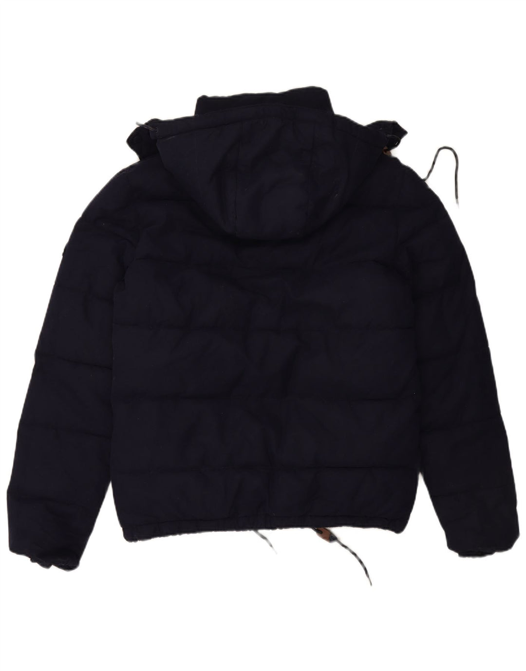 Męska ocieplana kurtka z kapturem Superdry UK 38, średni granatowy poliester