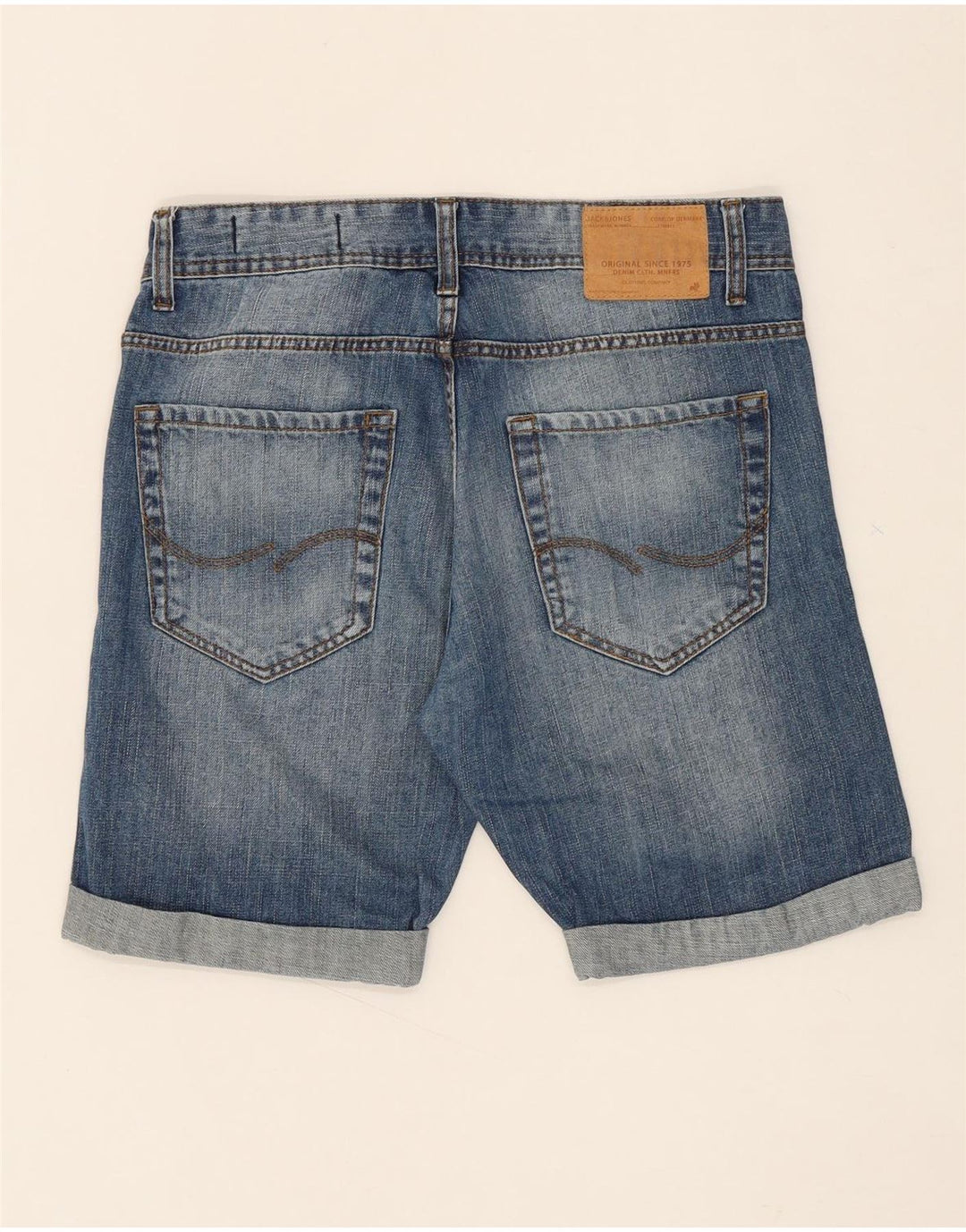 JACK & JONES Mens Denim Shorts Small W29  Blue Cotton Vintage Jack & Jones and Second-Hand Jack & Jones from Messina Hembry 