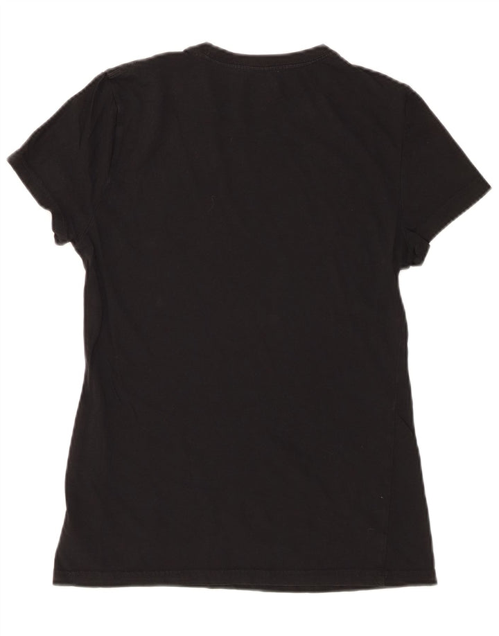 T-shirt damski Reebok Top UK 8 Small, czarny, bawełniany
