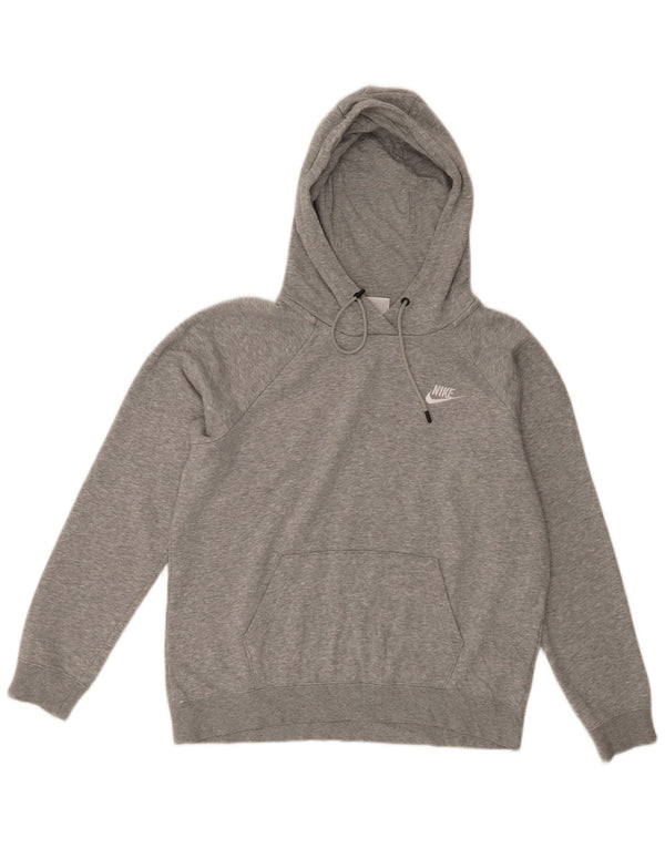 Damski sweter z kapturem Nike UK 14 Średnioszary, bawełniany nakrapiany