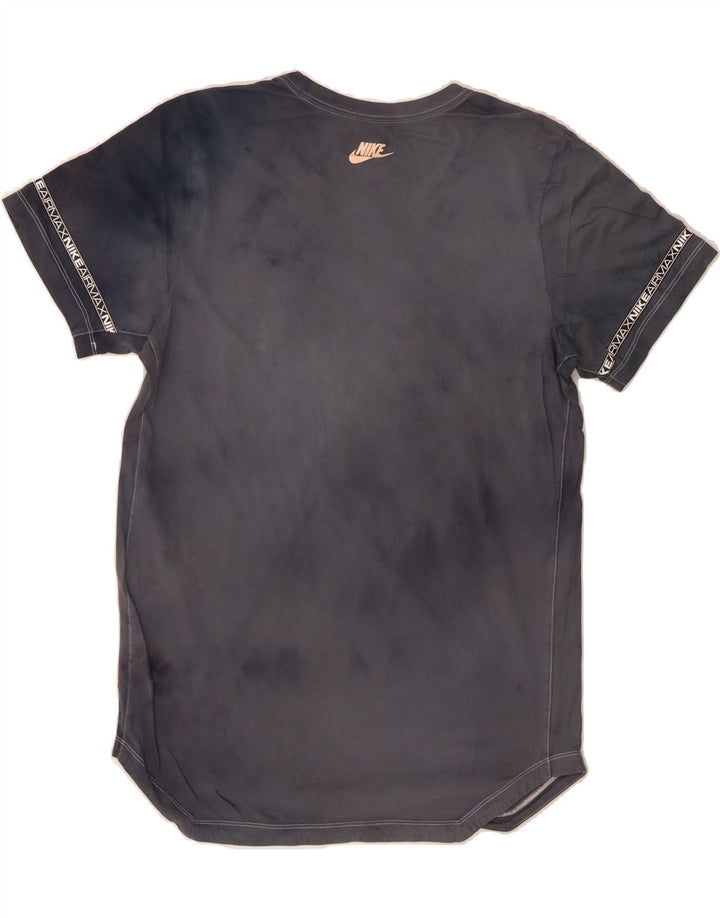 NIKE Mens Graphic T-Shirt Top Medium Navy Blue Tie Dye Cotton Vintage Nike and Second-Hand Nike from Messina Hembry 