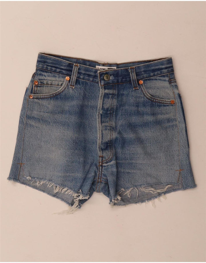 Damskie spodenki jeansowe Levi's W25 XS, niebieska bawełna
