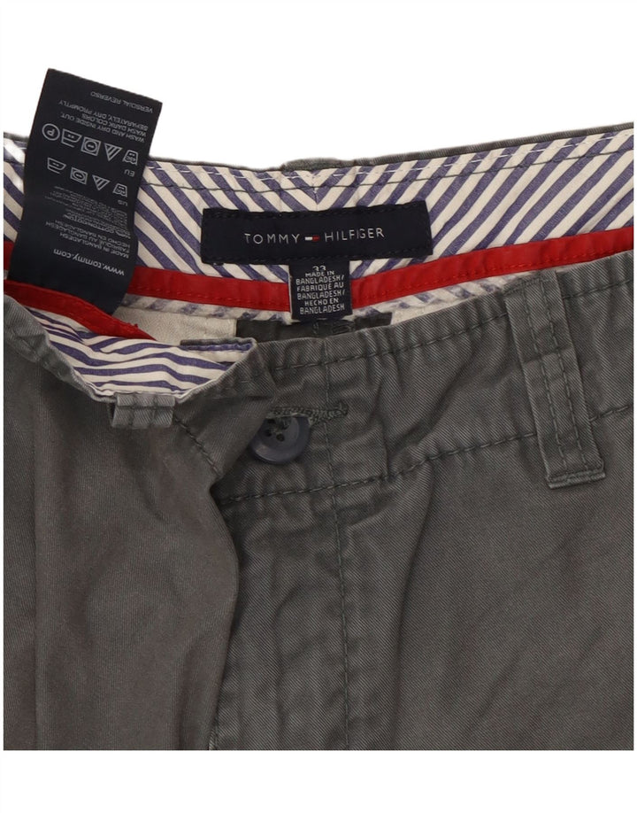 Męskie spodenki cargo Tommy Hilfiger W33 Średnioszare, bawełniane