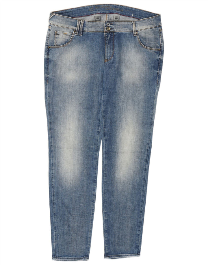 Damskie jeansy Gas Slim W32 L28 Niebieskie bawełniane
