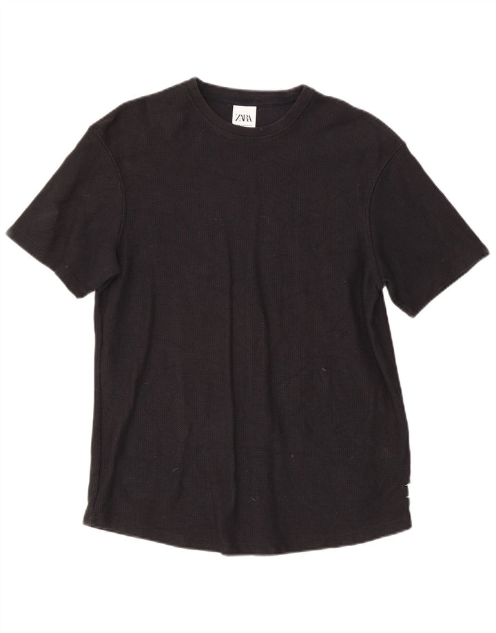 T-shirt męski Zara, średni czarny