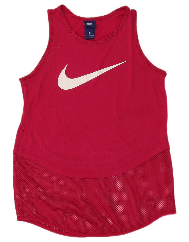 Damska kamizelka z grafiką Nike Top UK 10 Mały różowy