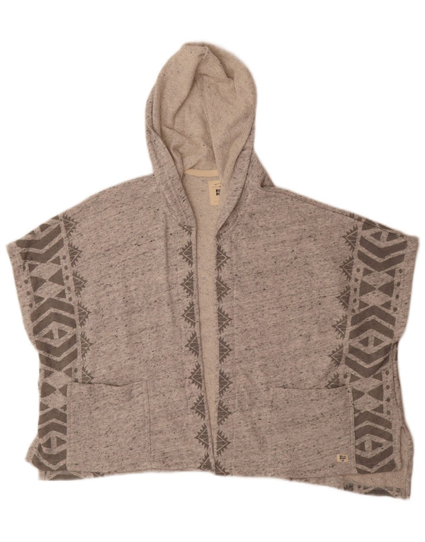 Damski sweter rozpinany z kapturem Billabong UK 14 Średni szary geometryczny