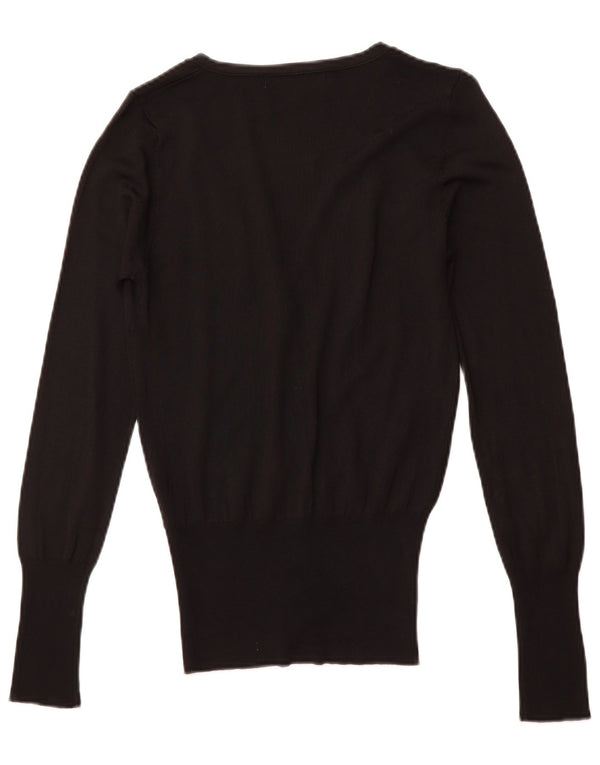 Sweter damski ZARA Cardigan UK 10 Small, czarna wiskoza