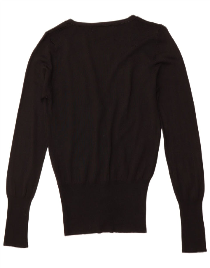 Sweter damski ZARA Cardigan UK 10 Small, czarna wiskoza