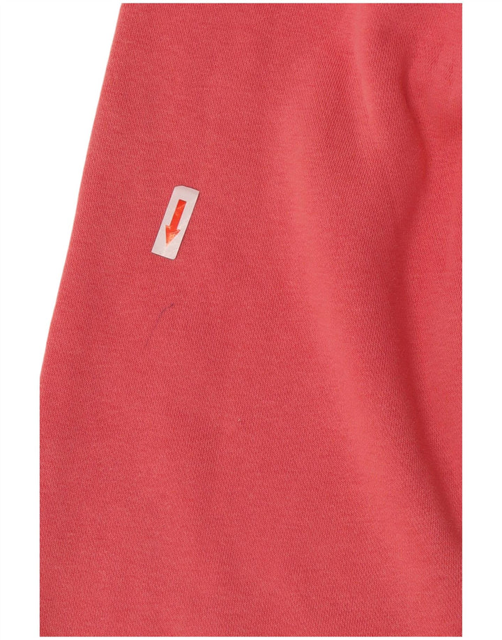 Damski sweter oversize z kapturem Nike UK 14, średni różowy, bawełniany