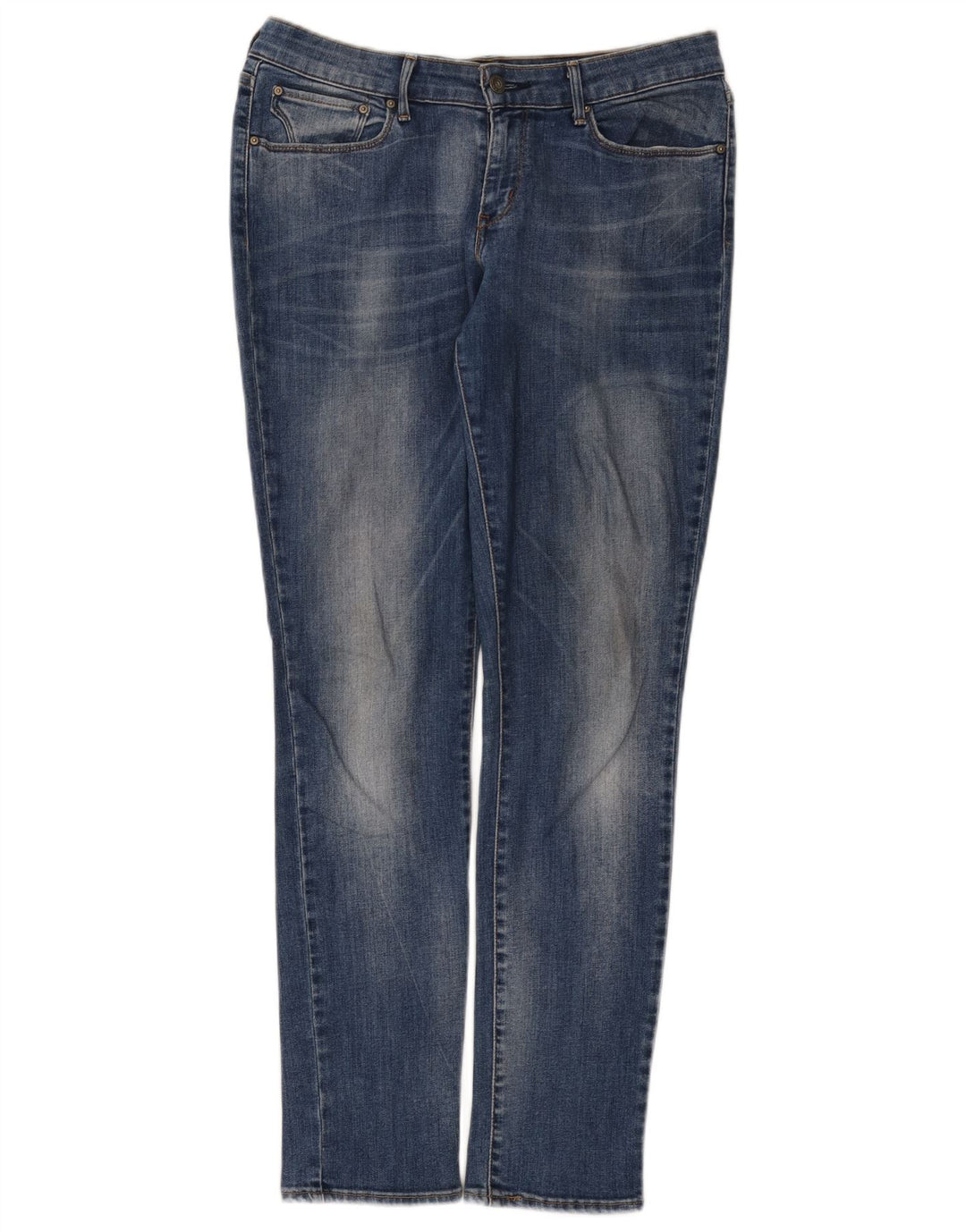 Damskie jeansy Levi's Slim W31 L34 Niebieskie bawełniane