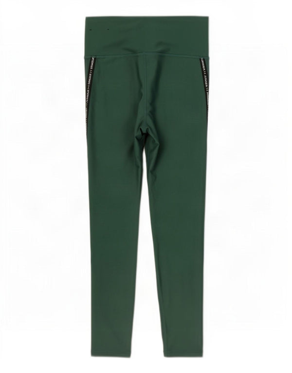 Damskie legginsy Under Armour Heat Gear Graphic UK 10, małe, zielone, poliestrowe