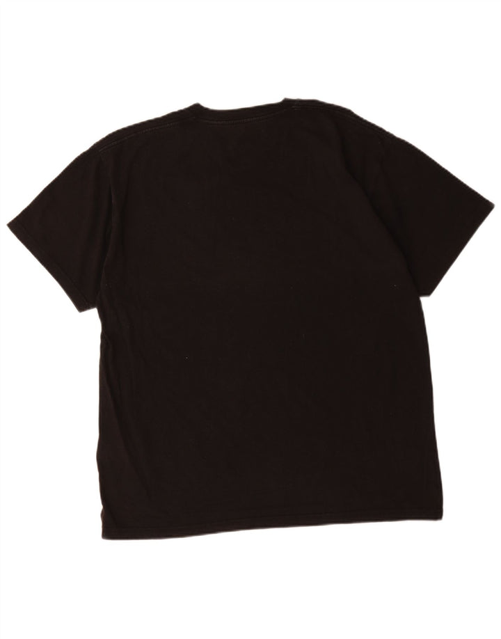 Męski T-shirt z grafiką Vans, duży, czarny, bawełniany