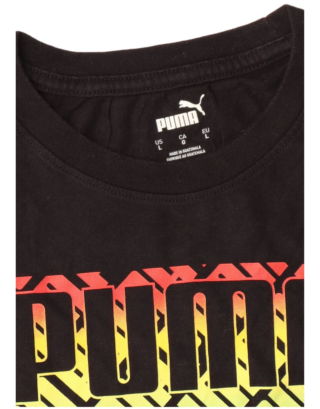 Męski T-shirt z grafiką PUMA, duży, czarny