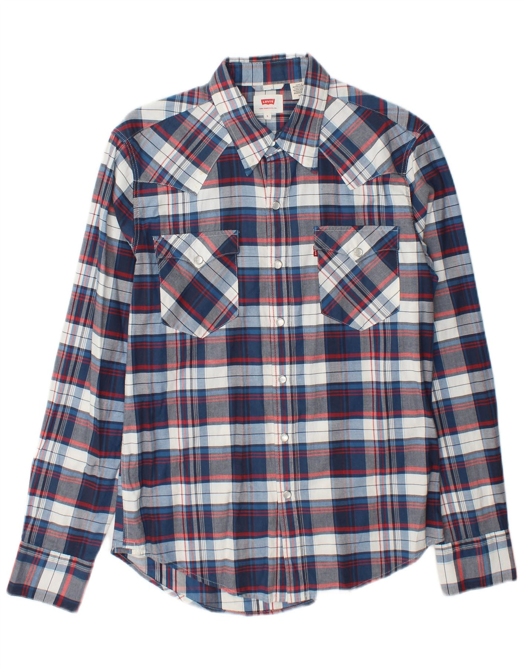 Koszula męska Levi's w małą niebieską kratkę