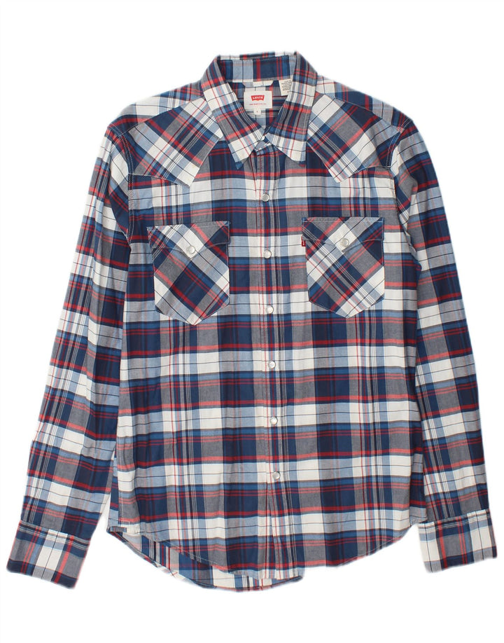 Koszula męska Levi's w małą niebieską kratkę