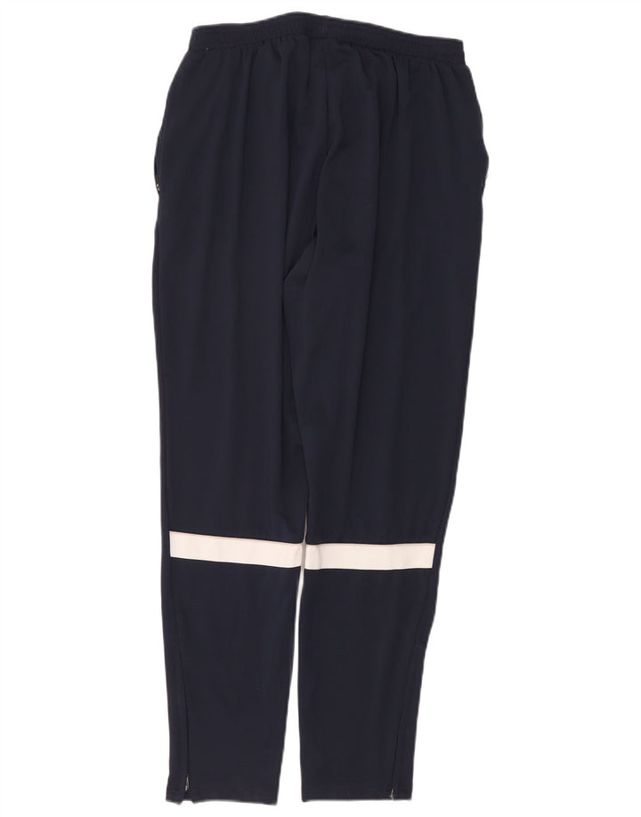 Męskie spodnie dresowe Nike Dri Fit XL, granatowe, z blokami kolorów, poliestrowe