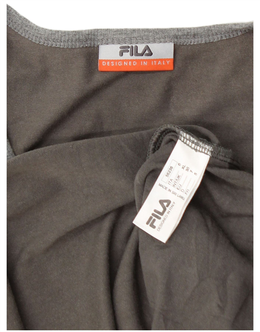 FILA Męska koszulka T-shirt XL, szara, bawełniana