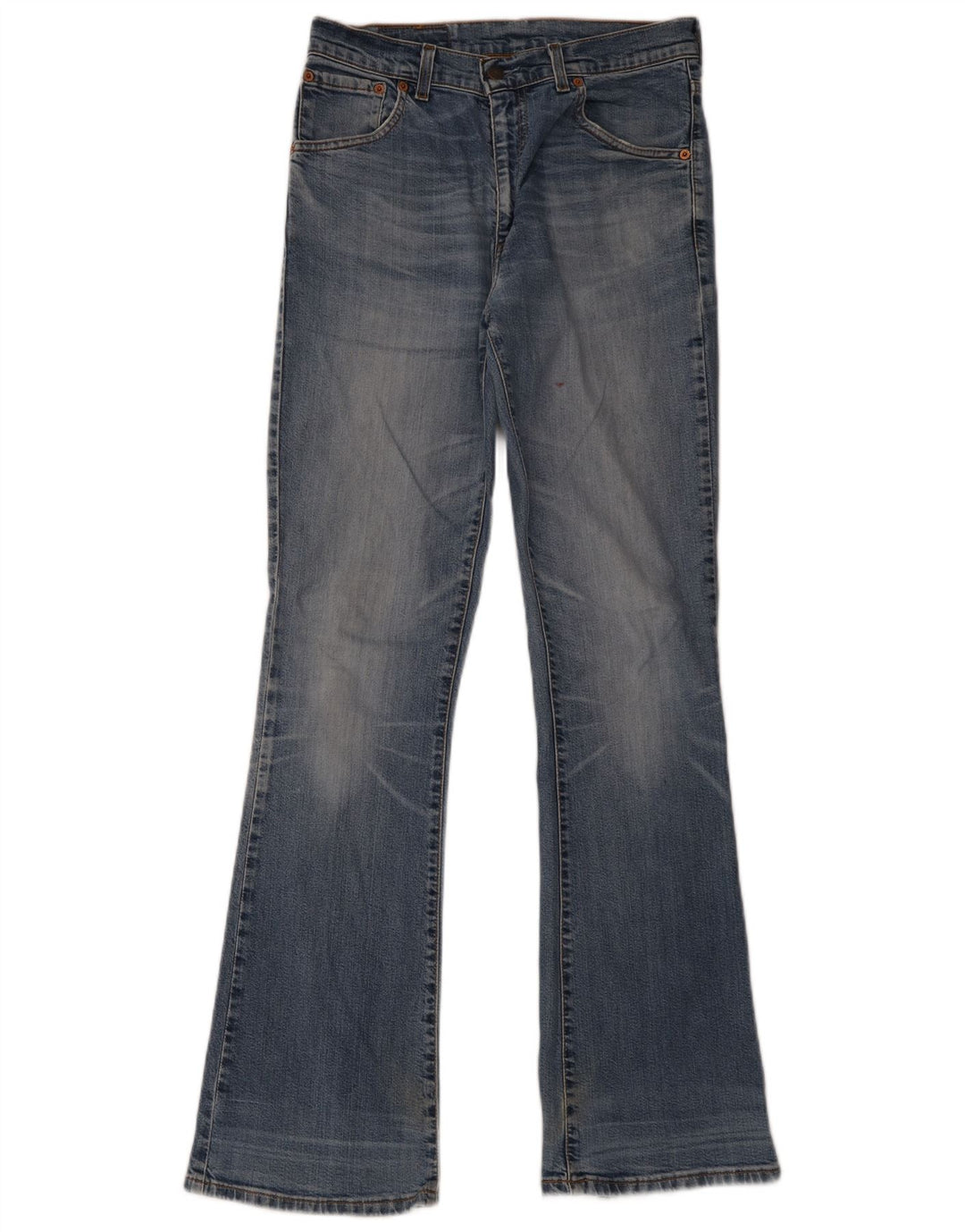 Męskie jeansy Levi's 525 Bootcut W32 L34 Niebieska bawełna