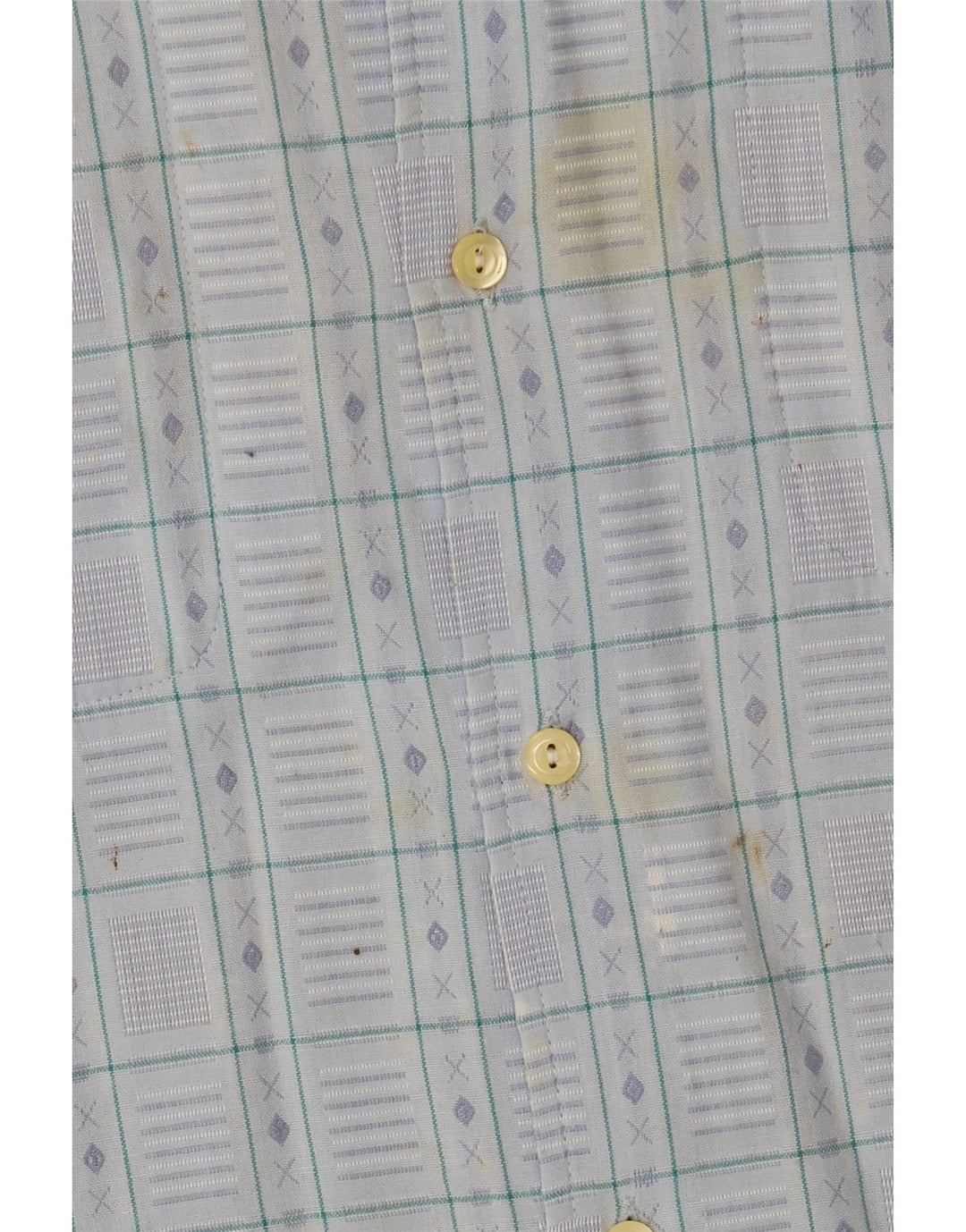 Męska koszula w kratkę Wampum, mała niebieska Fair Isle