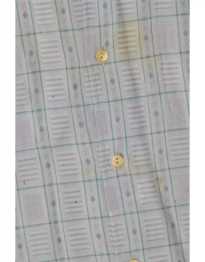 Męska koszula w kratkę Wampum, mała niebieska Fair Isle