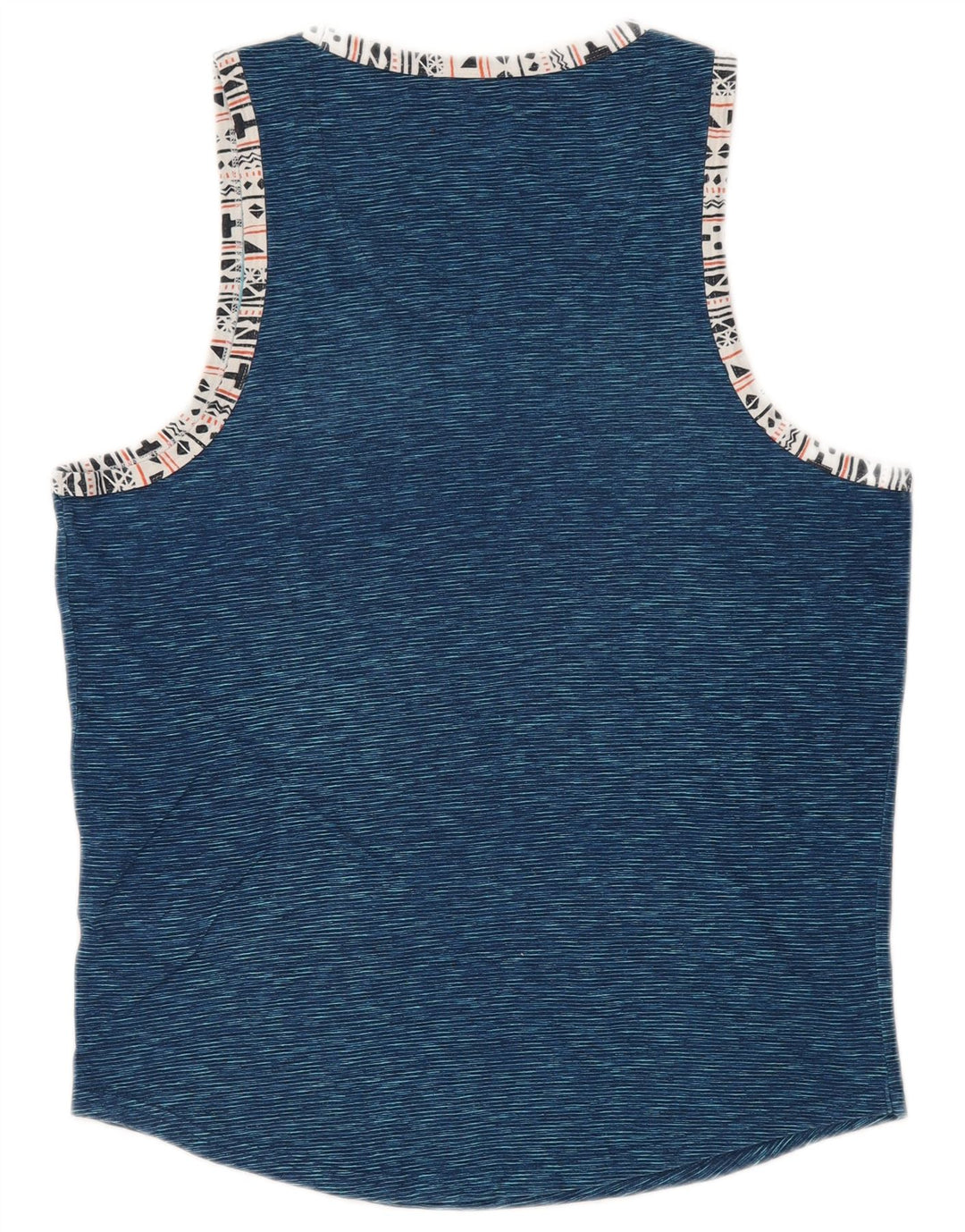 HOLLISTER Męska kamizelka, mała, niebieska, bawełniana w prążki