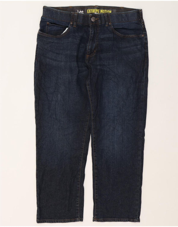 Męskie jeansy Lee Extreme Motion Straight W36 L29 Granatowe, bawełniane