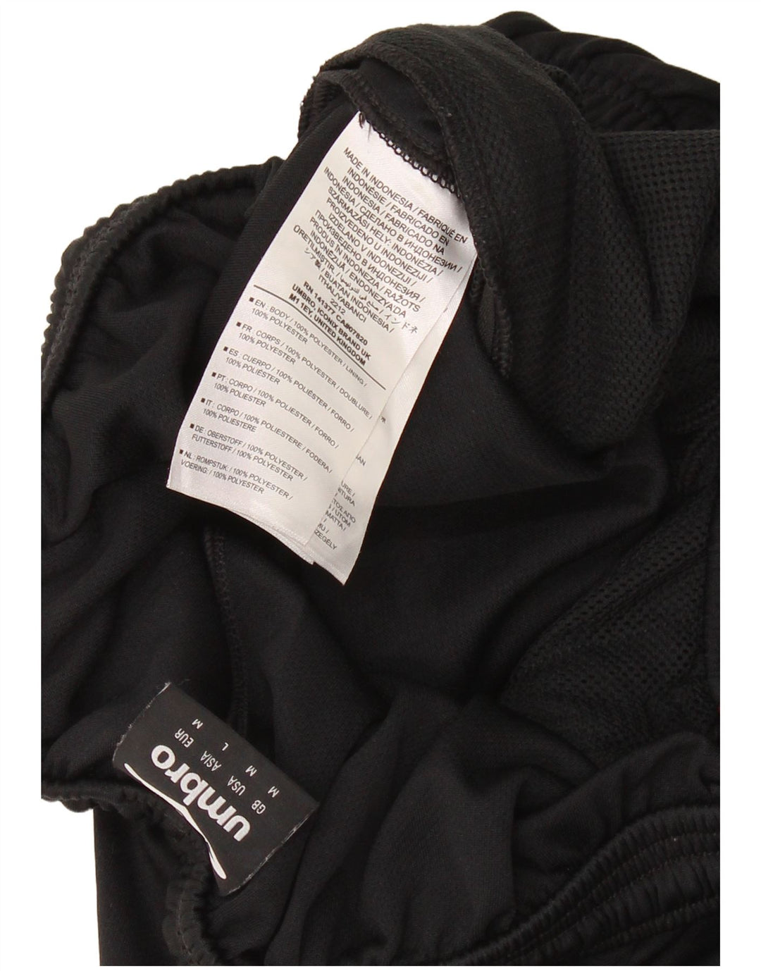 Męskie spodenki sportowe UMBRO West Ham United F.C, średni czarny poliester