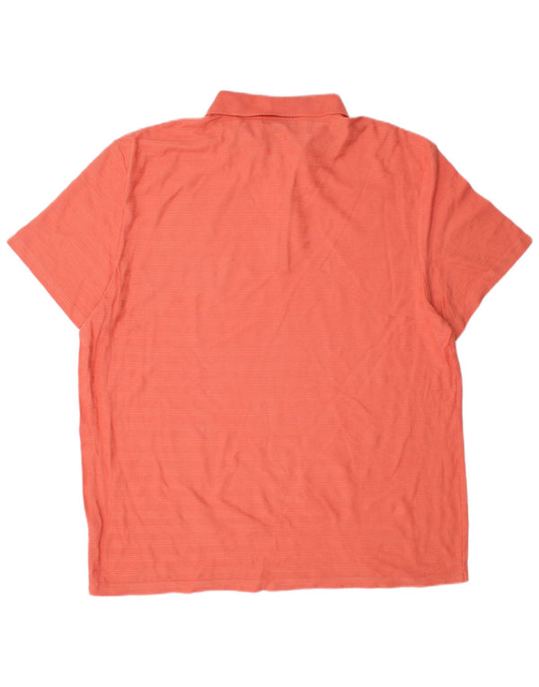 Męska koszulka polo CALVIN KLEIN XL, bawełniana w czerwone paski