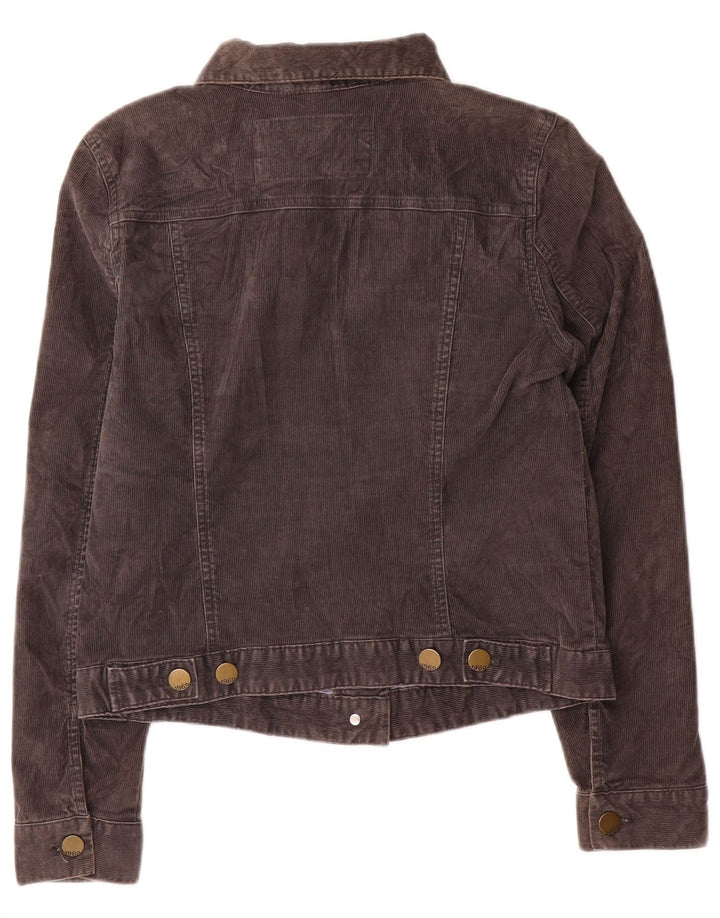 Damska kurtka sztruksowa Gap Crop UK 14, średnia szara bawełna