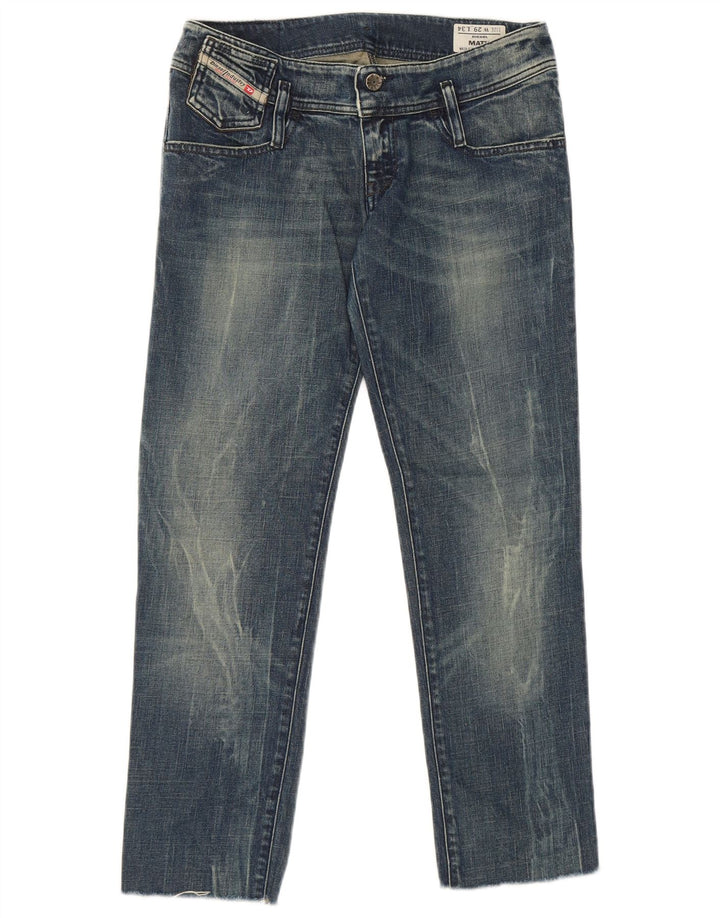 Damskie jeansy Diesel Matic Straight W29 L27 Niebieskie bawełniane
