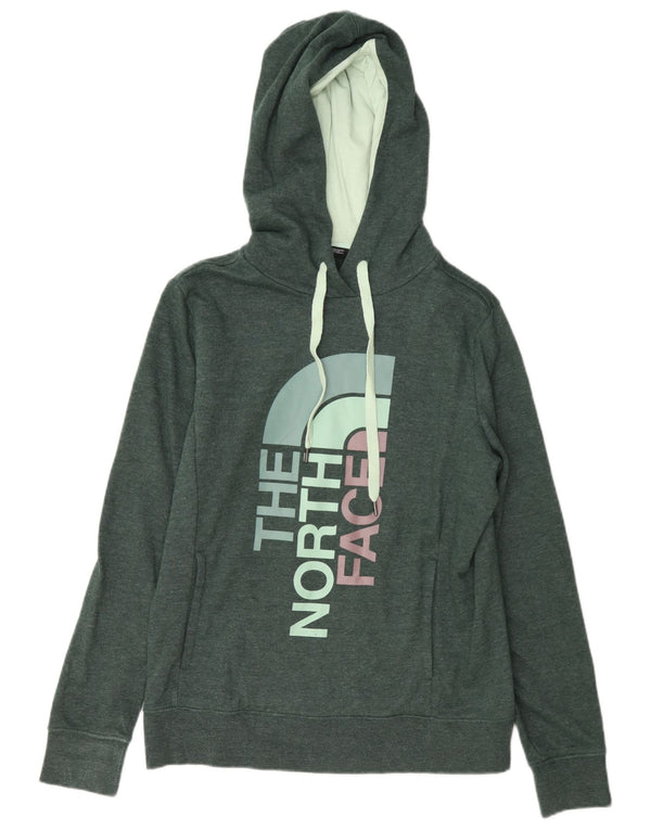 Damski sweter z kapturem The North Face Graphic UK 14, średni zielony, bawełniany
