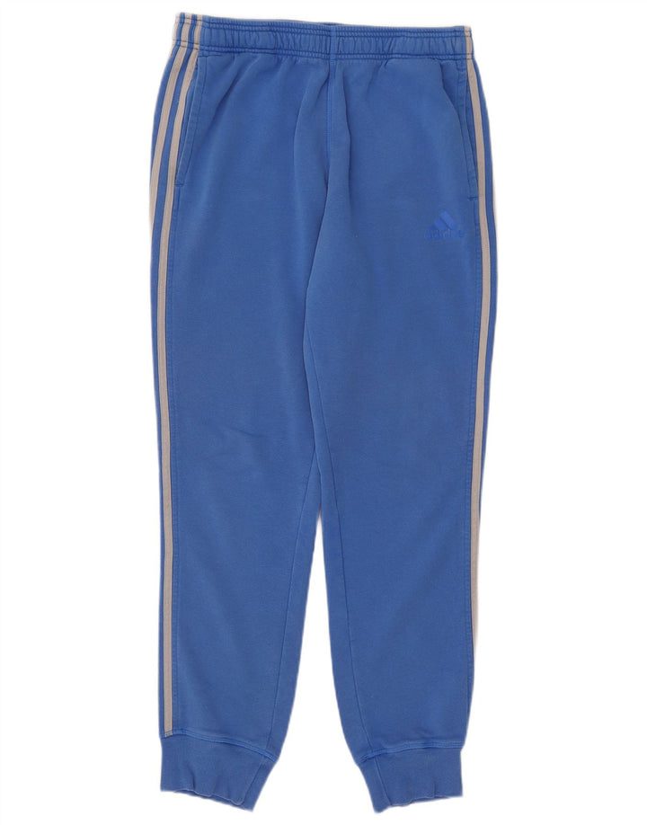 Adidas Męskie spodnie dresowe Joggery Średni niebieski bawełniany