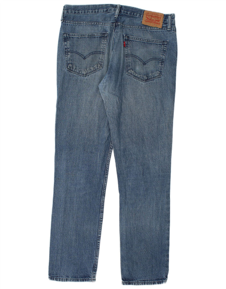 Męskie jeansy Levi's 511 Slim W36 L34 Niebieska bawełna