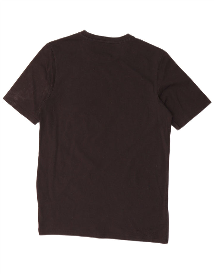 Chłopięca koszulka z grafiką Adidas Top 15-16 lat Czarna