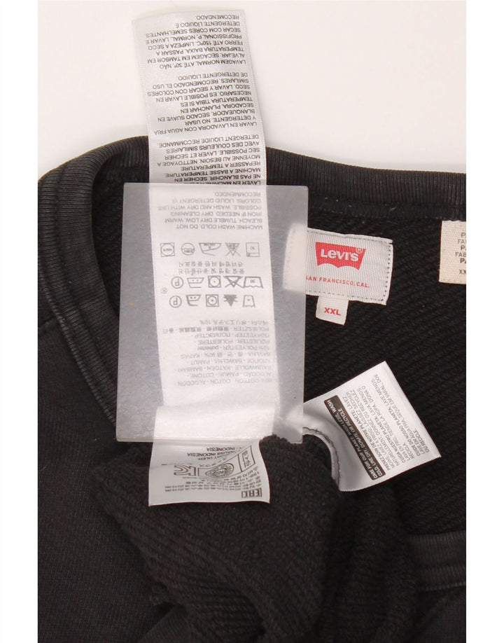 Męska bluza Levi's Sweter 2XL Czarna bawełna