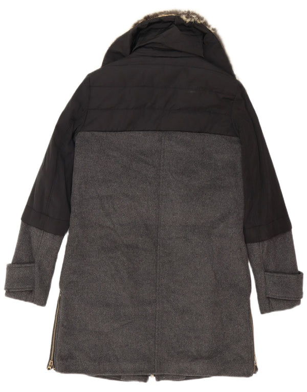 Damski płaszcz oversize Zara UK 6 XS w kolorze czarnym