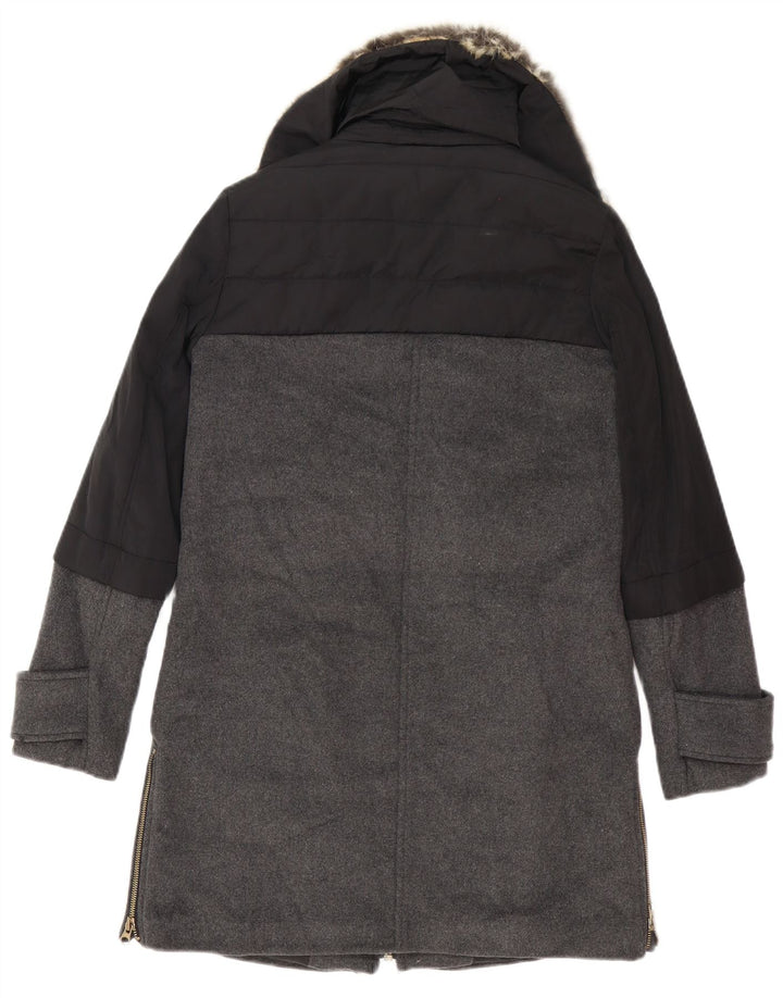 Damski płaszcz oversize Zara UK 6 XS w kolorze czarnym