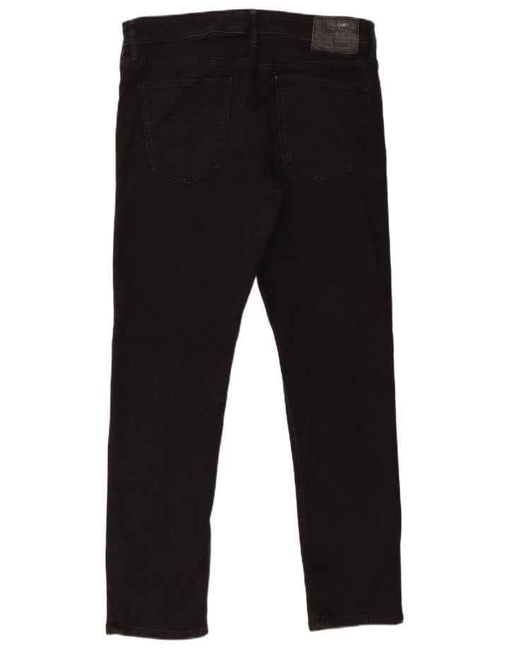 Męskie jeansy typu slim Jack & Jones W34 L32, czarne, bawełniane