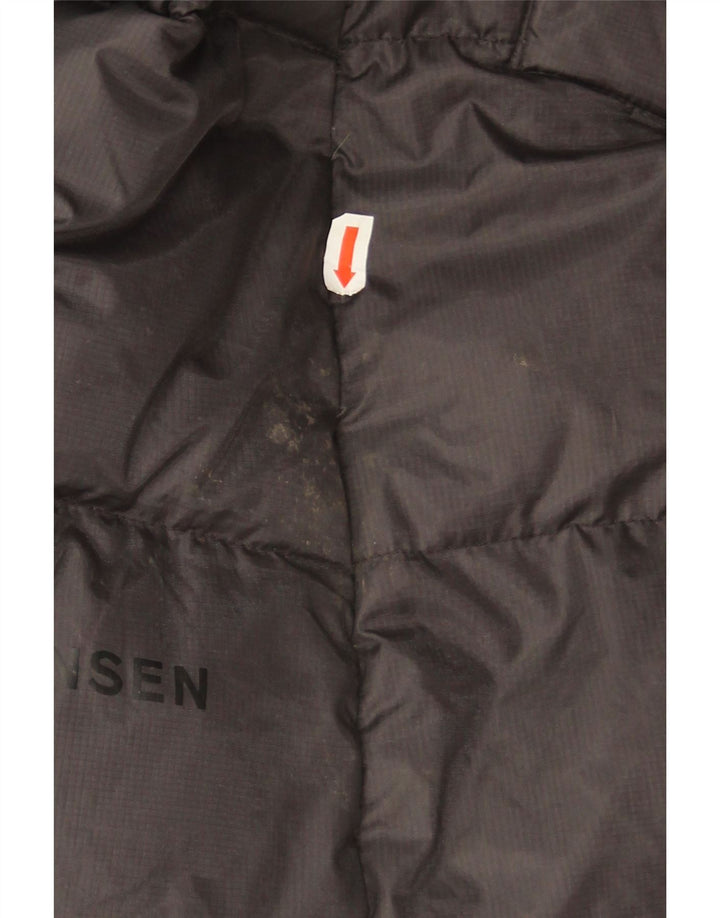 Damski płaszcz z kapturem, oversize, wyściełany Helly Hansen UK 10, mały, czarny nylon