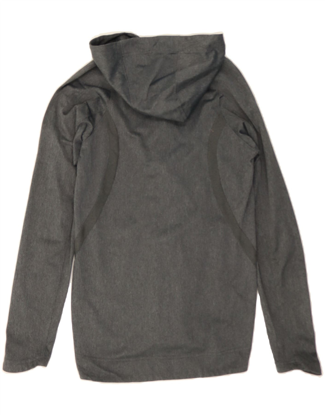 NIKE Womens Dri Fit Zip Hoodie Sweater UK 10 Small Grey Polyester Vintage Nike and Second-Hand Nike from Messina Hembry 