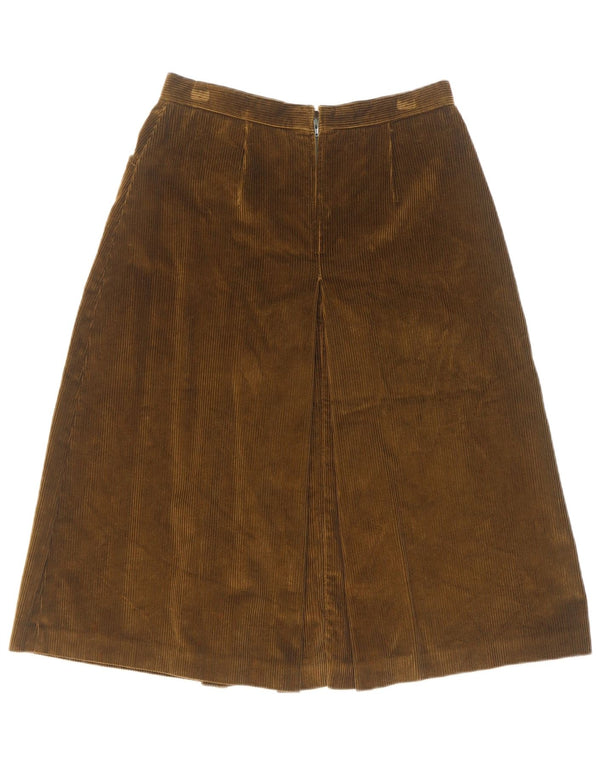 Bailo Damska sztruksowa spódnica z wysokim stanem IT 44 Medium W26 Bawełna khaki