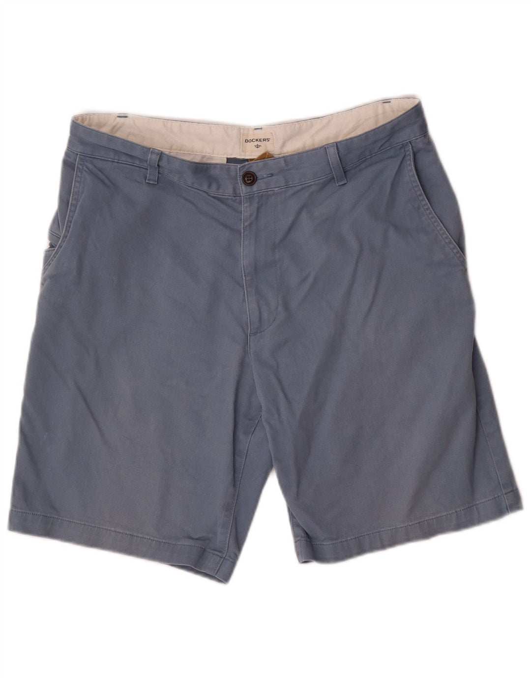 Męskie spodenki cargo Dockers W34, duże, niebieskie, bawełniane