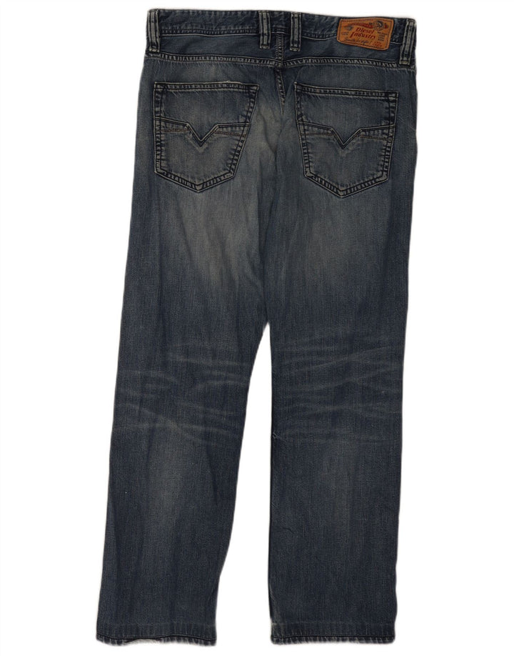 Męskie jeansy Diesel Larkee Straight W32 L30 Niebieskie bawełniane