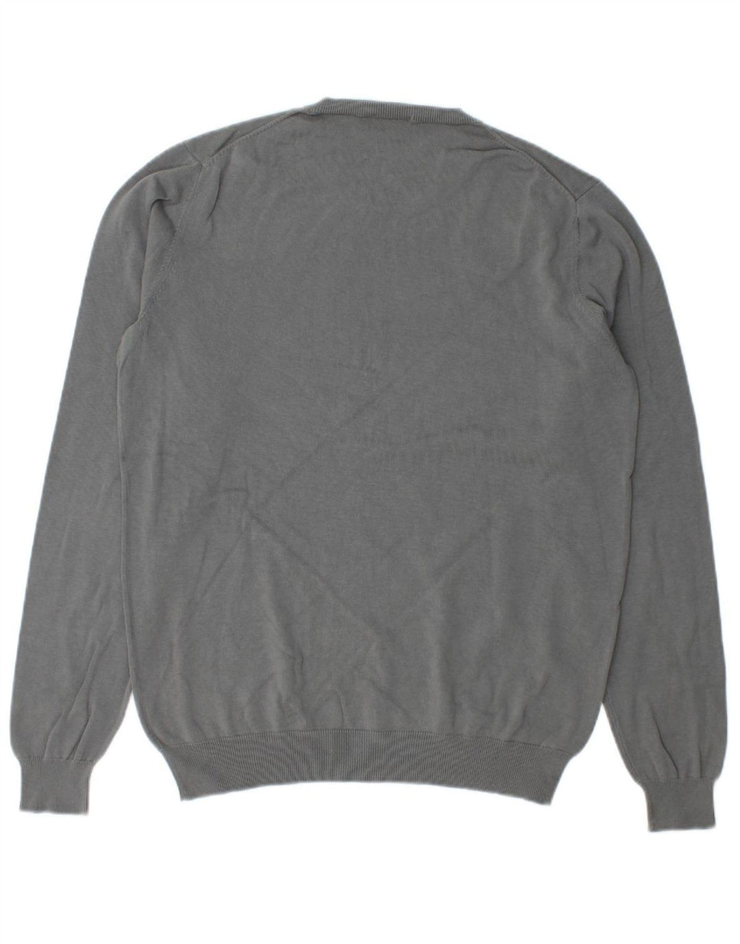 SUN68 Mens Graphic Crew Neck Jumper Sweater Medium Grey
