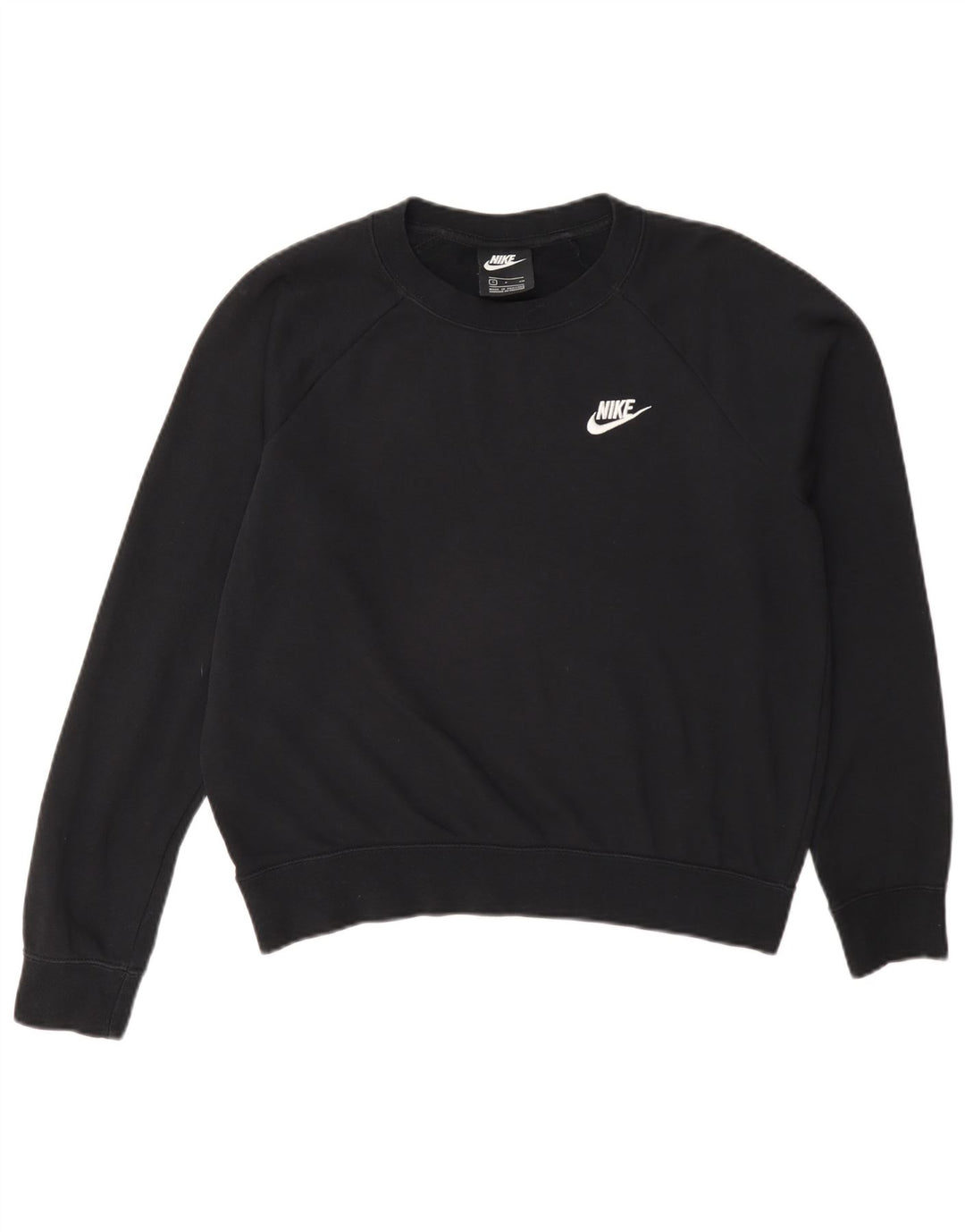 Damski sweter oversize Nike UK 10, mały, czarny, bawełniany
